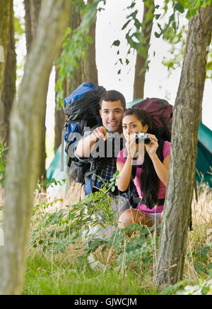 Donna Uomo gli esseri umani Foto Stock