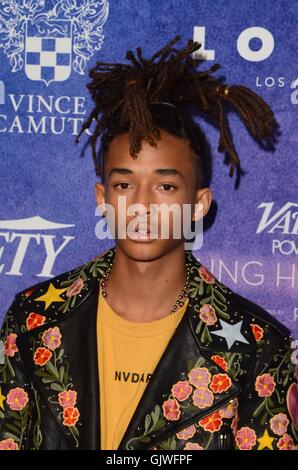 Los Angeles, CA, Stati Uniti d'America. 16 Ago, 2016. Jaden Smith presso gli arrivi per la varietà del potere dei giovani evento hollywoodiano, Neuehouse Hollywood, Los Angeles, CA 16 agosto 2016. Credito: Priscilla concedere/Everett raccolta/Alamy Live News Foto Stock