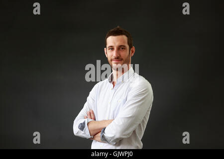 Edinburgh, Regno Unito. 18 Agosto, 2016. Edinburgh International Book Festival 6° giorno. Edinburgh International Book Festival si svolge a Charlotte Square Gardens. Edimburgo. Foto di Jack Shenker. Credito: pak@ Mera/Alamy Live News Foto Stock