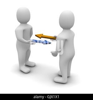 Blue stock exchange stock exchange Foto Stock