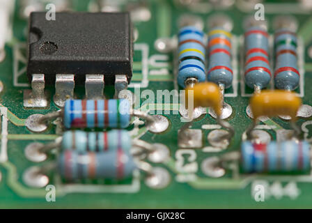 Tecnologia elettronica il circuito Foto Stock