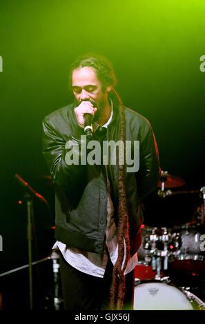 Boomtown Fair Festival, Hampshire,XIV Aug 2016, UK. Damian Marley esegue live su Lion's Den stadio a Boomtown Foto Stock