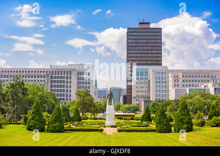 Baton Rouge, Louisiana, Stati Uniti d'America skyline del centro. Foto Stock