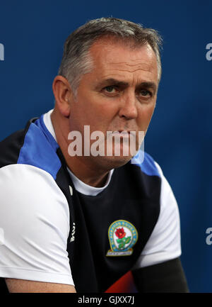 Blackburn Rovers manager Owen Coyle prima il cielo di scommessa match del campionato al Cardiff City Stadium. Foto Stock