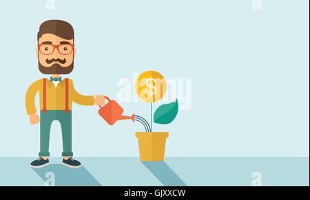 Imprenditore investitore Illustrazione Vettoriale