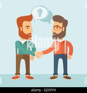 Accordo commerciale. Illustrazione Vettoriale