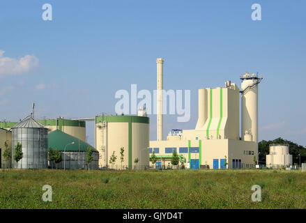 Impianto di produzione di biogas - impianto di produzione di biogas 66 Foto Stock