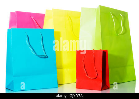 Shopping buste regalo Foto Stock