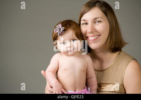 Ritratto di madre del bambino Foto Stock