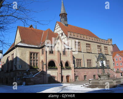 Altes Rathaus in Goettingen Foto Stock