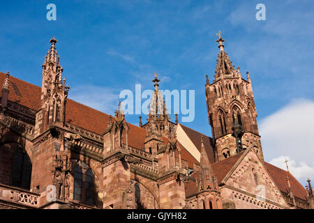 Cattedrale di Friburgo Foto Stock