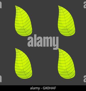 Leaf seamless textures Illustrazione Vettoriale