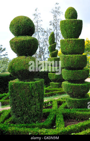 letto da giardino parco Foto Stock