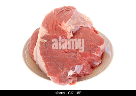 Alimentare la piastra aliment Foto Stock