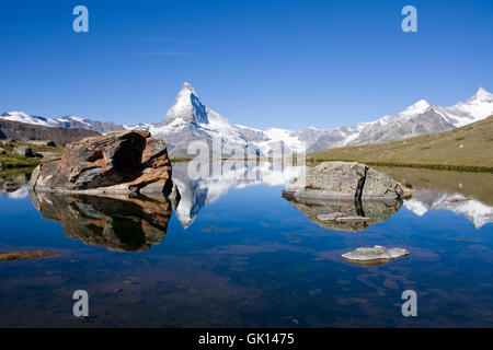 Alpi la Svizzera vista Foto Stock