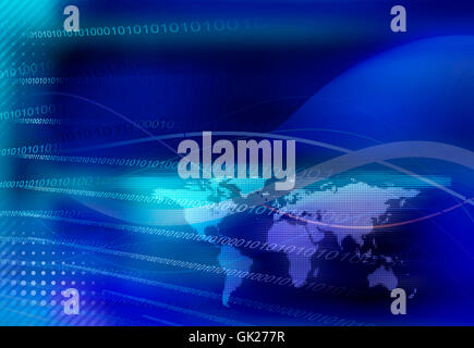 Sfondo binario Foto Stock