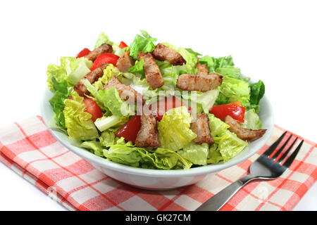 Vegetariano crudo insalata di pomodoro Foto Stock