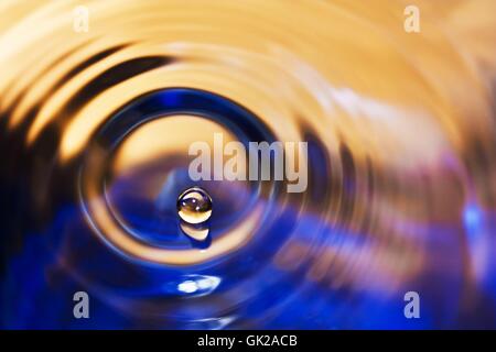 Gocce d'acqua Foto Stock