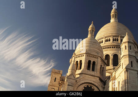 Parigi Francia stile di costruzione Foto Stock