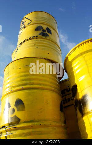 Rifiuti nucleari protesta contro il nucleare Foto Stock