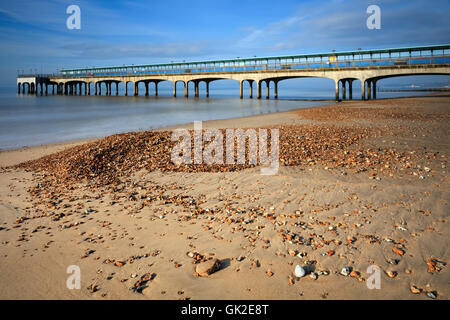 Boscombe Pier vicino a Bournemouth in Dorset. Foto Stock