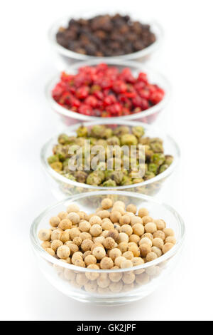 Pepe colore spice Foto Stock