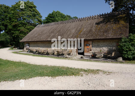 Art Gallery and Museum shop nel villaggio di Koguva nell isola Muhu. Saaremaa, Estonia. Foto Stock