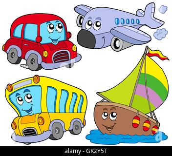 Viaggi di trasporto del traffico Foto Stock