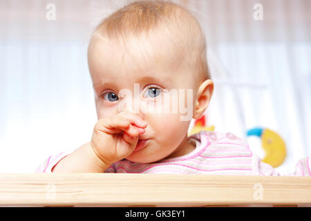 mano di bambino Foto Stock