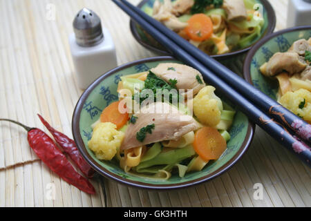 Cibo pasta aliment Foto Stock