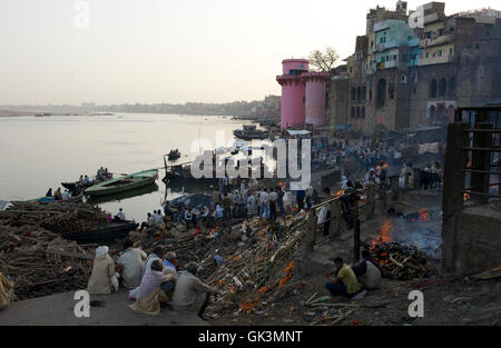 03 Mar 2012, Varanasi, India centrosettentrionale, India --- Varanasi, Uttar Pradesh, India --- Image by © Jeremy Horner Foto Stock