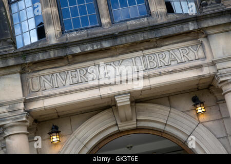 Palazzo verde biblioteca universitaria, Durham, England, Regno Unito Foto Stock