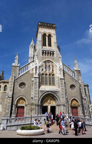 Eglise Sainte Eugenie chiesa in Biarritz, Francia Foto Stock