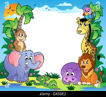 Composizione Africani in Africa Foto Stock