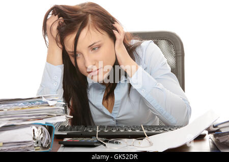 Ufficio donna donne Foto Stock