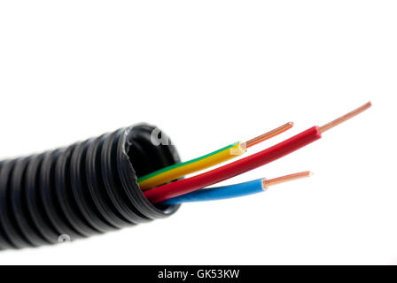 Chiudere macro blu Foto Stock