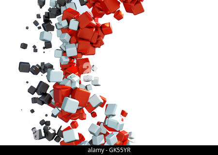 Isolato grafico di flusso Foto Stock