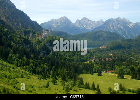 angolo di castelli Foto Stock