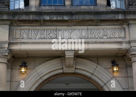 Biblioteca Universitaria, Durham, England, Regno Unito Foto Stock