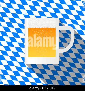 Icona di boccale di birra Illustrazione Vettoriale