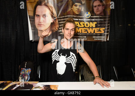 Chicago, Illinois, Stati Uniti d'America. Il 18 agosto 2016. Jason Mewes assiste la procedura guidata mondo Chicago Comic Con a Donald E. Stephens Convention Center in Rosemont, IL. Credito: Daniel Boczarski/Alamy Live News Foto Stock