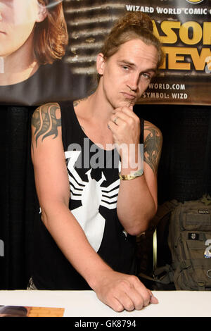 Chicago, Illinois, Stati Uniti d'America. Il 18 agosto 2016. Jason Mewes assiste la procedura guidata mondo Chicago Comic Con a Donald E. Stephens Convention Center in Rosemont, IL. Credito: Daniel Boczarski/Alamy Live News Foto Stock