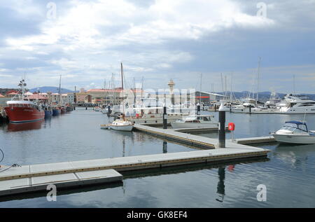 Sullivans Cove e il porto per yacht a Hobart in Tasmania Foto Stock