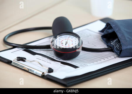 Il sangue di cardiologia clinica Foto Stock