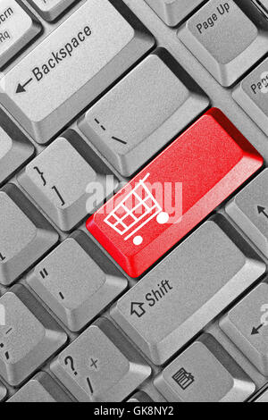 Shopping i rapporti aziendali deal Foto Stock