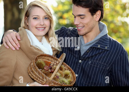 Cestello affetto domenica Foto Stock