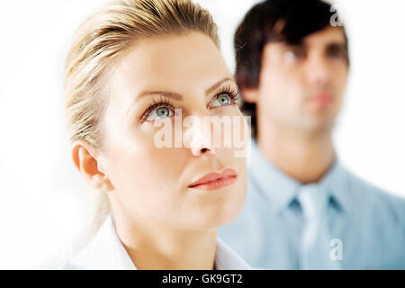 Carriera di trattative commerciali trattativa Foto Stock