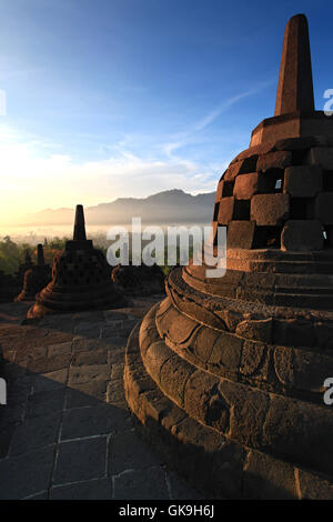 Tempio del Buddha di Indonesia Foto Stock