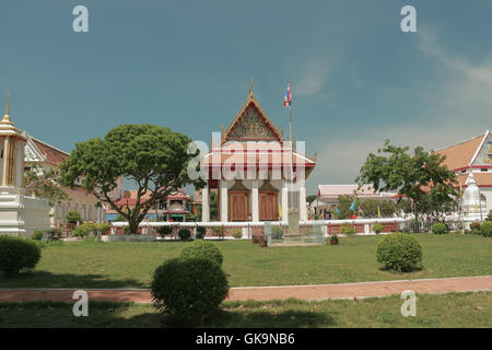 Tempio, Middle Temple Rivas Songkhla Thailandia. Foto Stock