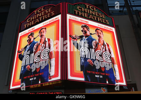 Premiere del 'Nice Guys' a TCL Chinese Theatre dotato di: atmosfera dove: Los Angeles, California, Stati Uniti quando: 10 Maggio 2016 Foto Stock